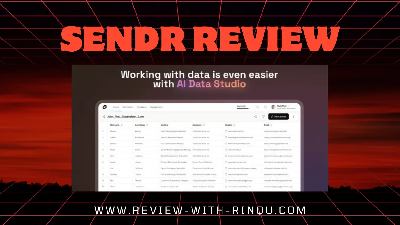 Sendr Review - Personalize your sales outreach with AI 5 Sendr Review